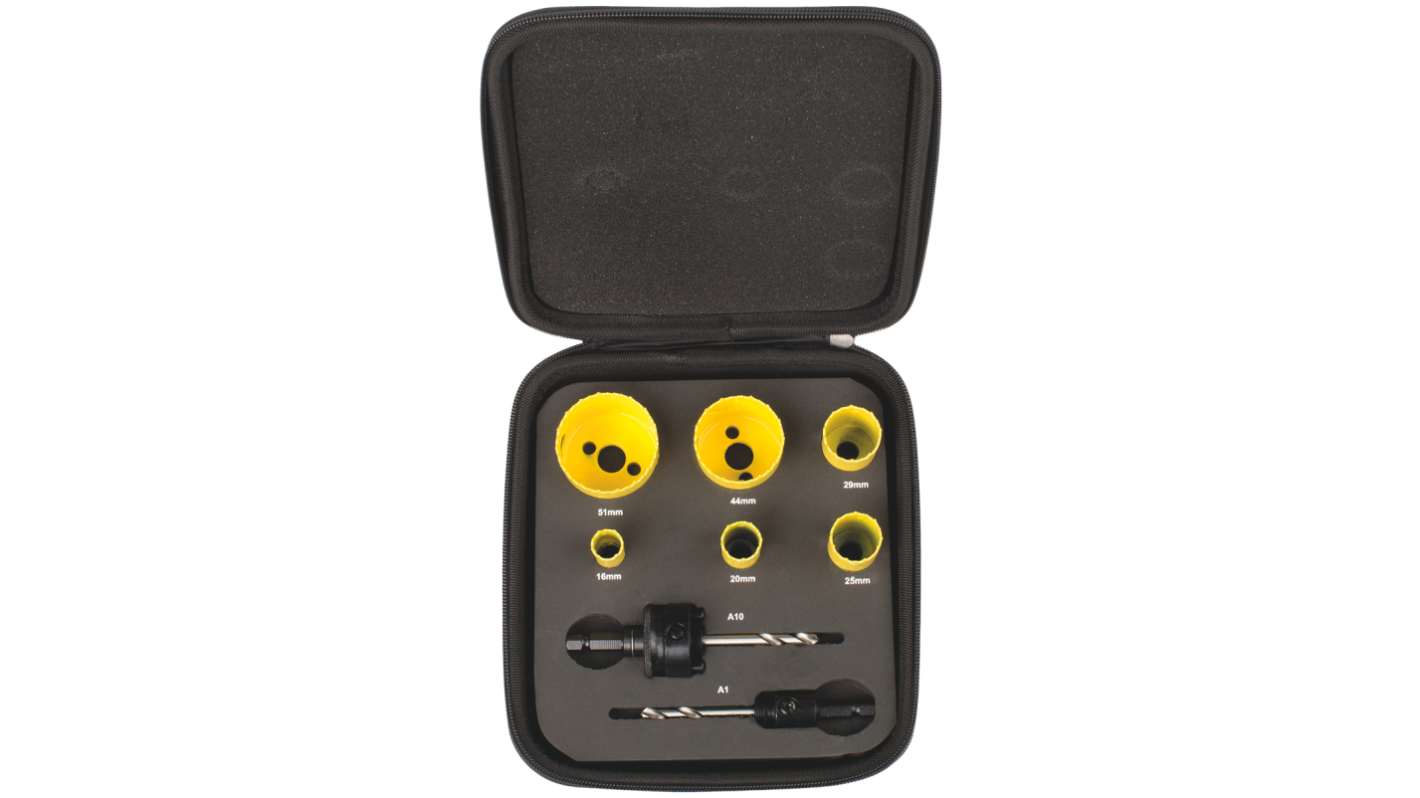Starrett Bi-Metall-Kobalt Lochsäge mit Zentrierbohrer, Ø 16 → 51mm / Bohrtiefe 41mm