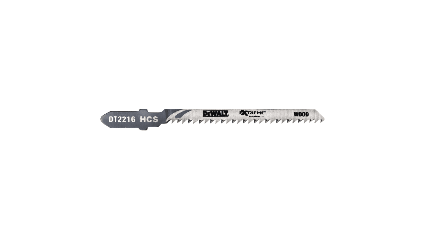 DeWALT Multiple Materials 54mm Cutting Length Jigsaw Blade, Pack of 5