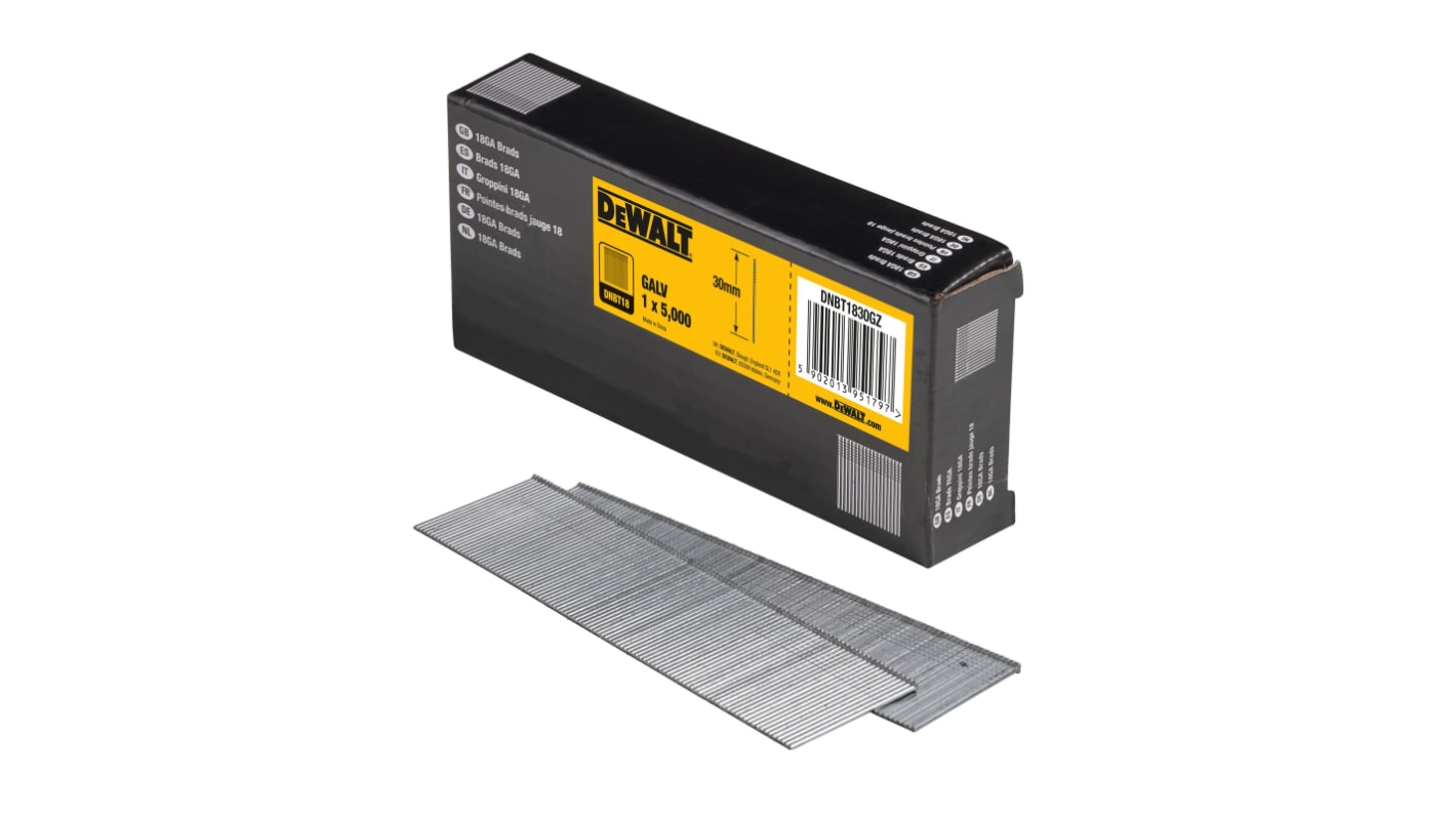 DeWALT Galvanised Nails; 1.25mm;
