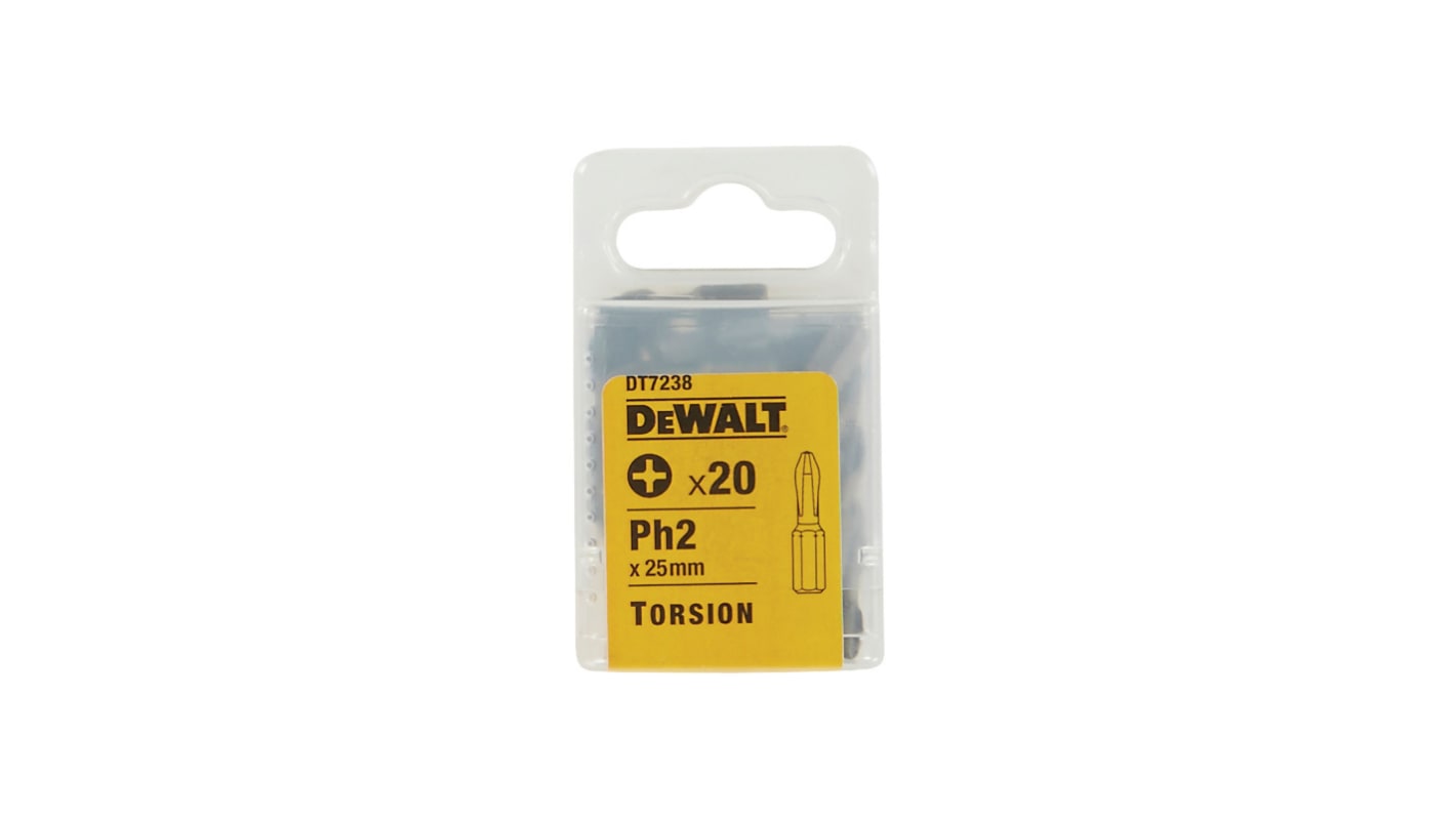 DeWALT Screwdriver Bit 20 Pieces, Phillips
