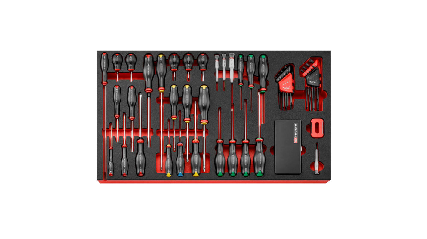 Facom 51 Piece Screwdriver Kit Tool Kit with Case