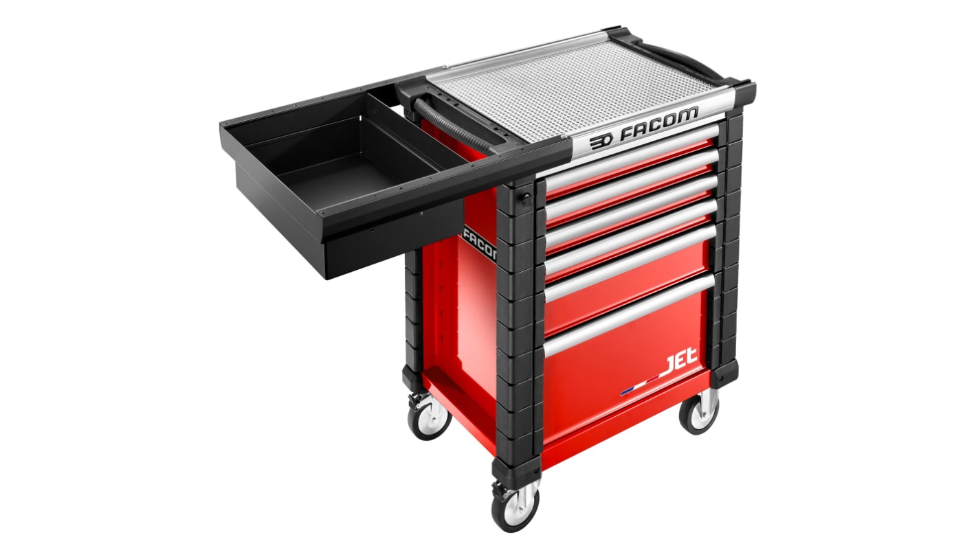 Facom Werkzeugbox Fahrbar, 4 Räder