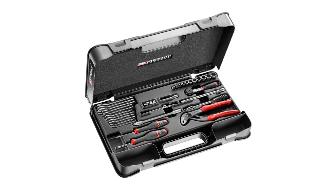 Facom R.440AEP 1/4 in Socket Spanner Set, 410 mm Overall