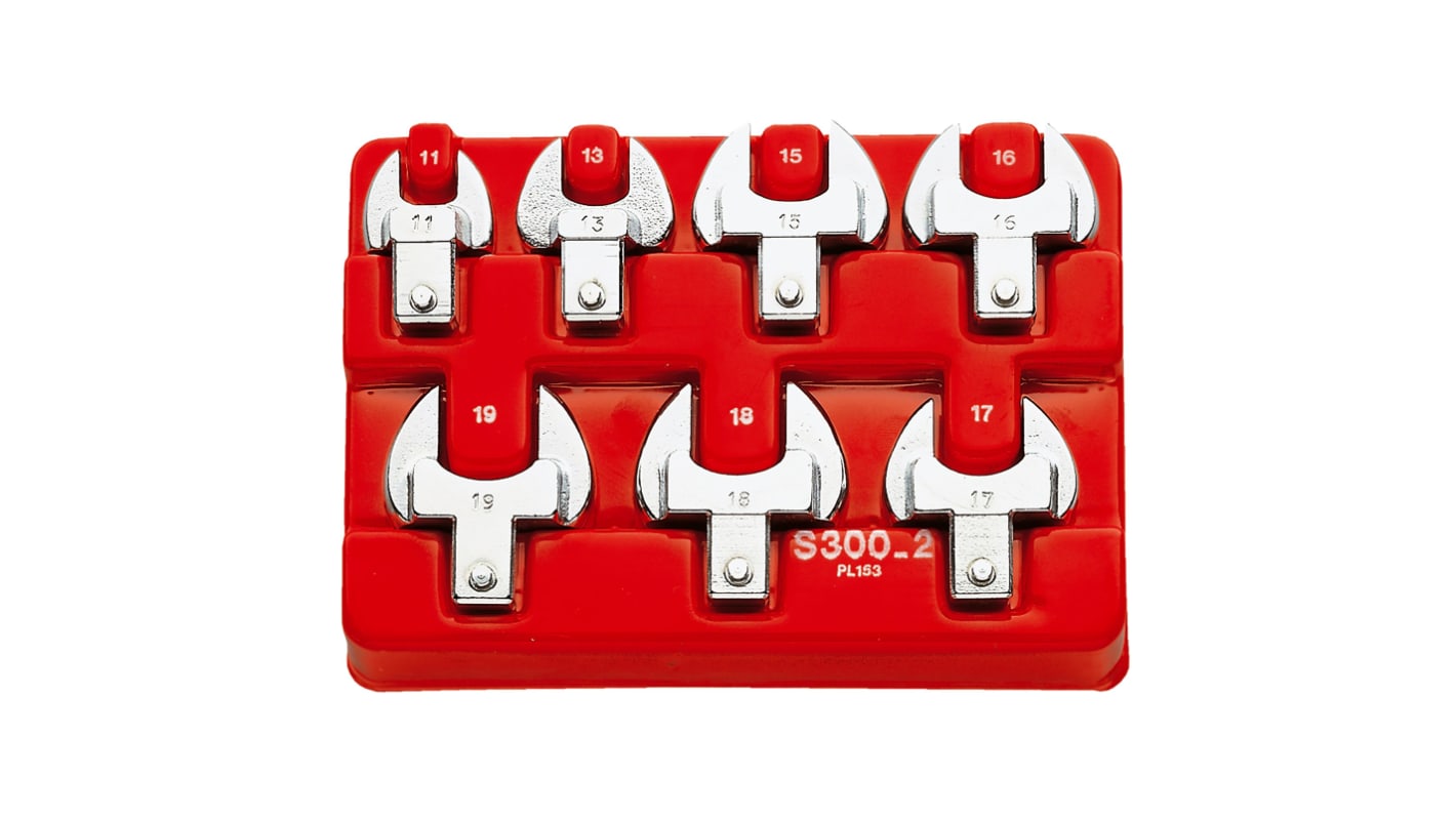 Facom S.300 Series Open Ended Insert Spanner, 17 mm, 18 mm, 19 mm, 21 mm, 22 mm, 24 mm, 27 mm, 30 mm, 32 mm, 14 x 18mm