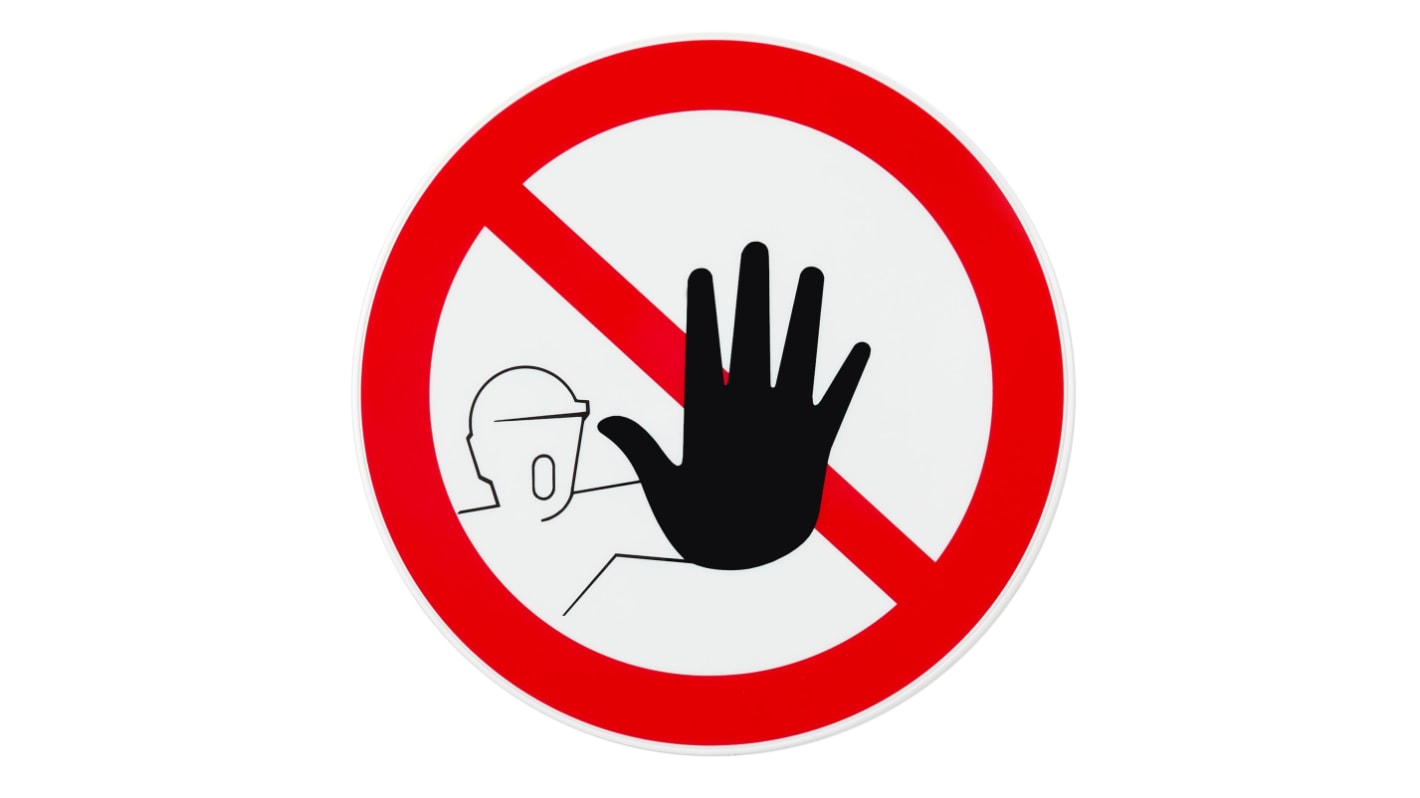 Ev pp no entry prohibition sign no entry rs