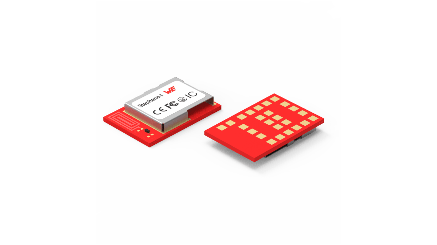 Wurth Elektronik 2617011025000 3.6V WiFi Module, Bluetooth Low Energy (BLE), WiFi UART
