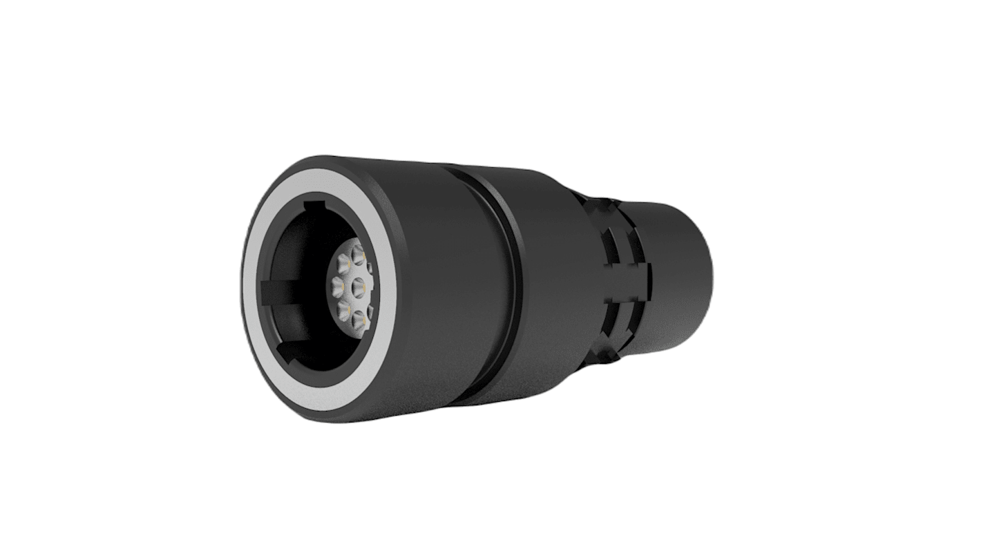Amphenol NEXUS Technologies Connector, 9 Contacts, Cable Mount, 0 Connector, Socket, Female, IP68, IP69K, RANGER Series