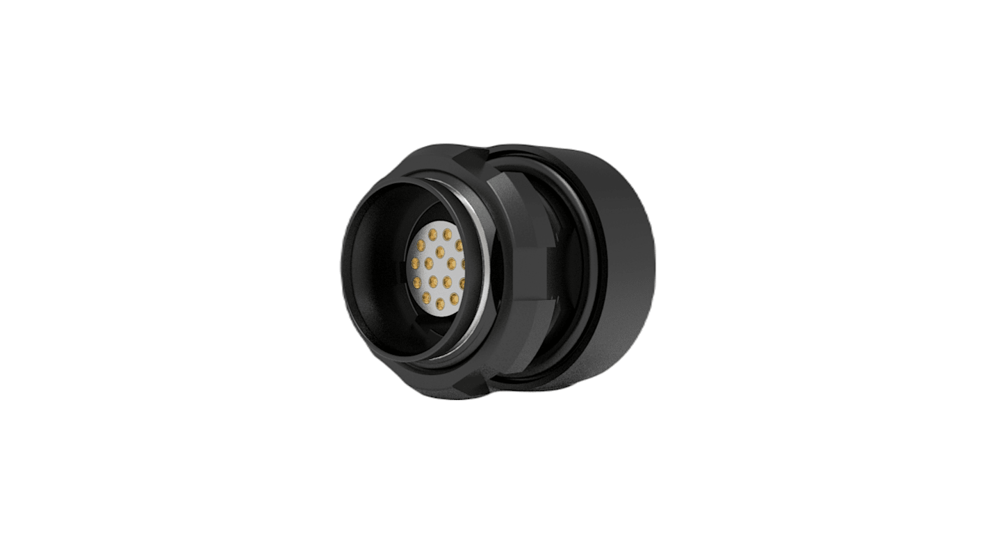 Amphenol NEXUS Technologies Connector, 16 Contacts, Panel Mount, 0 Connector, Socket, Female, IP68, IP69K, RANGER Series