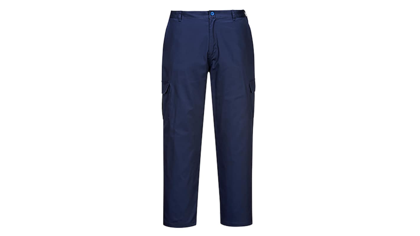 Pantalones de trabajo para Unisex, Negro, ESD, Polialgodón AS11 33 → 34plg 84 → 88cm