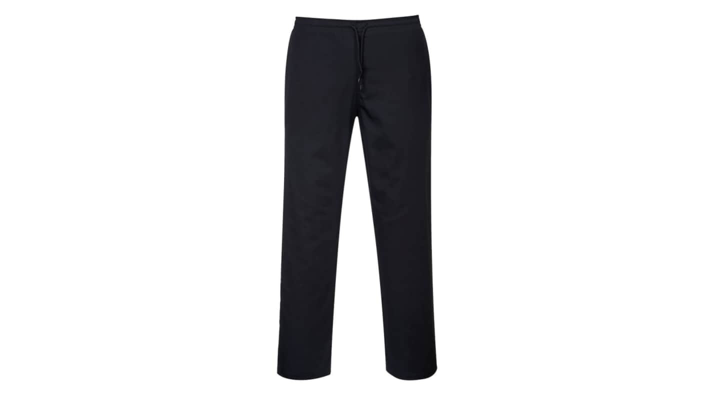 Portwest C070 Unisex Hose , Baumwolle, Polyester Schwarz Ölresistent, wasserdicht, Größe 108 → 112cm / 42
