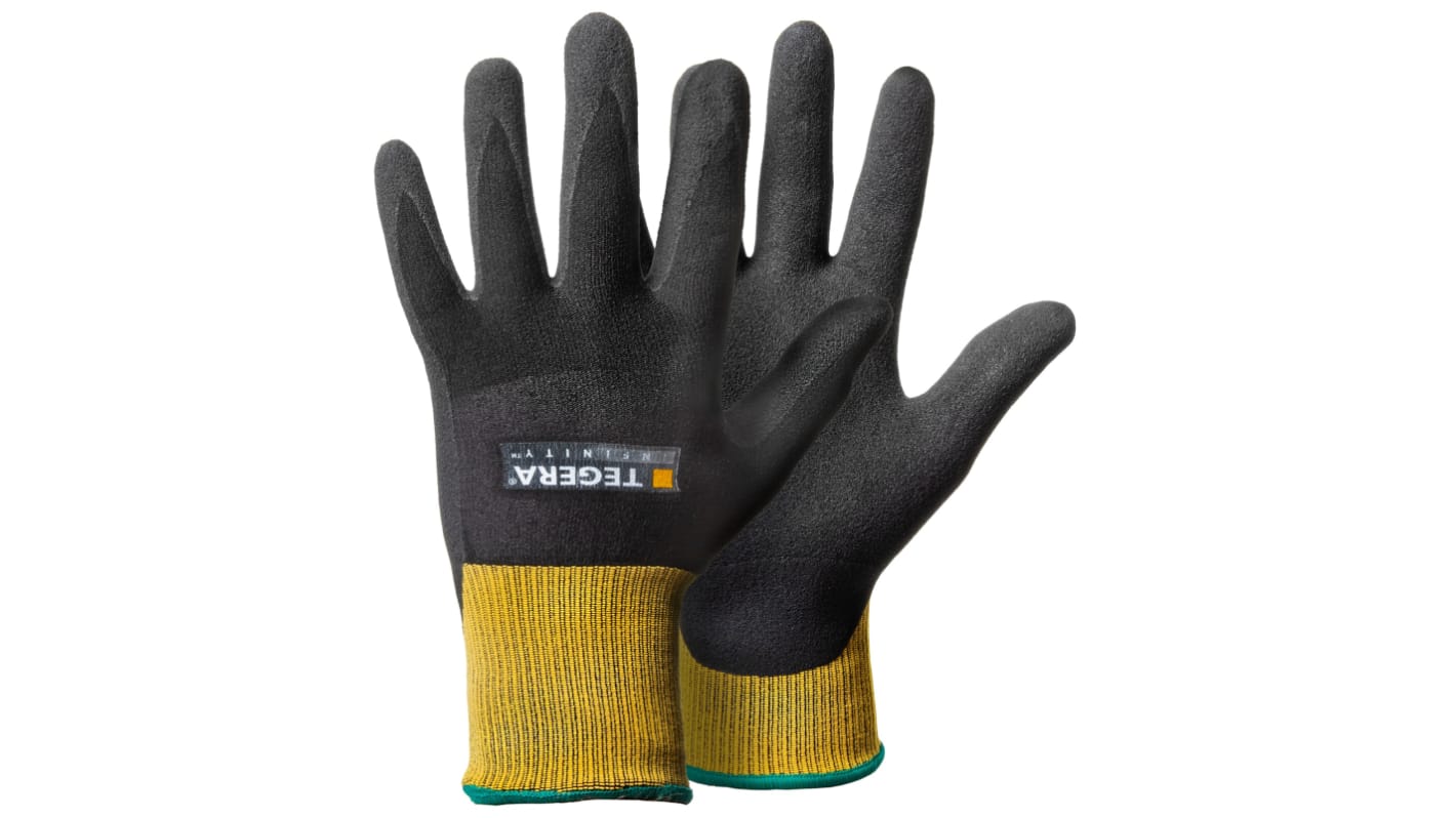 Guanti da lavoro Tegera TEGERA INFINITY 8801, Tg. 7, S, in Nylon, Spandex, col. Nero, giallo