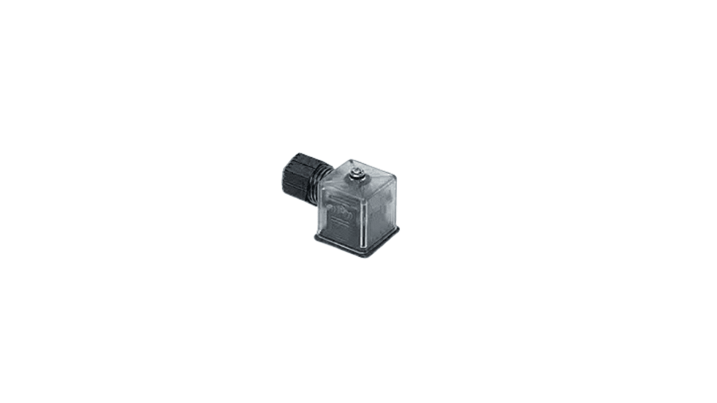 Molex 121207 2P DIN 43650 DIN 43650 Solenoid Connector with Indicator Light, 115 Voltage