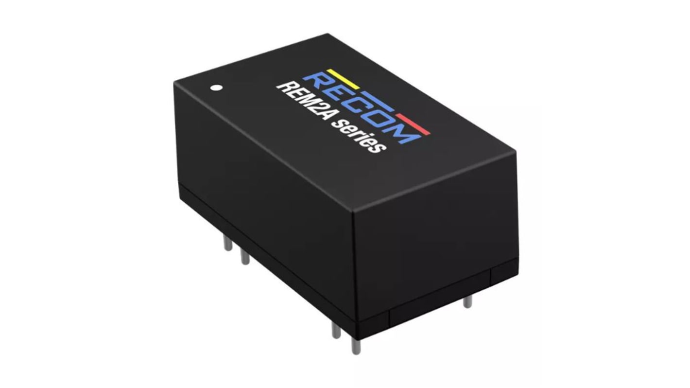 Przetwornica DC-DC, 2W, Uwe 9-18 V DC, Uwy 12V dc, Iwy 167mA, Recom