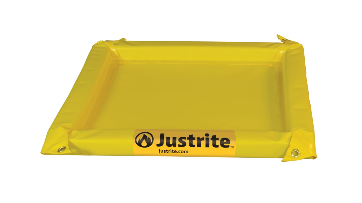 Berma para control de derrames Justrite, capacidad 19L, Control de derrames