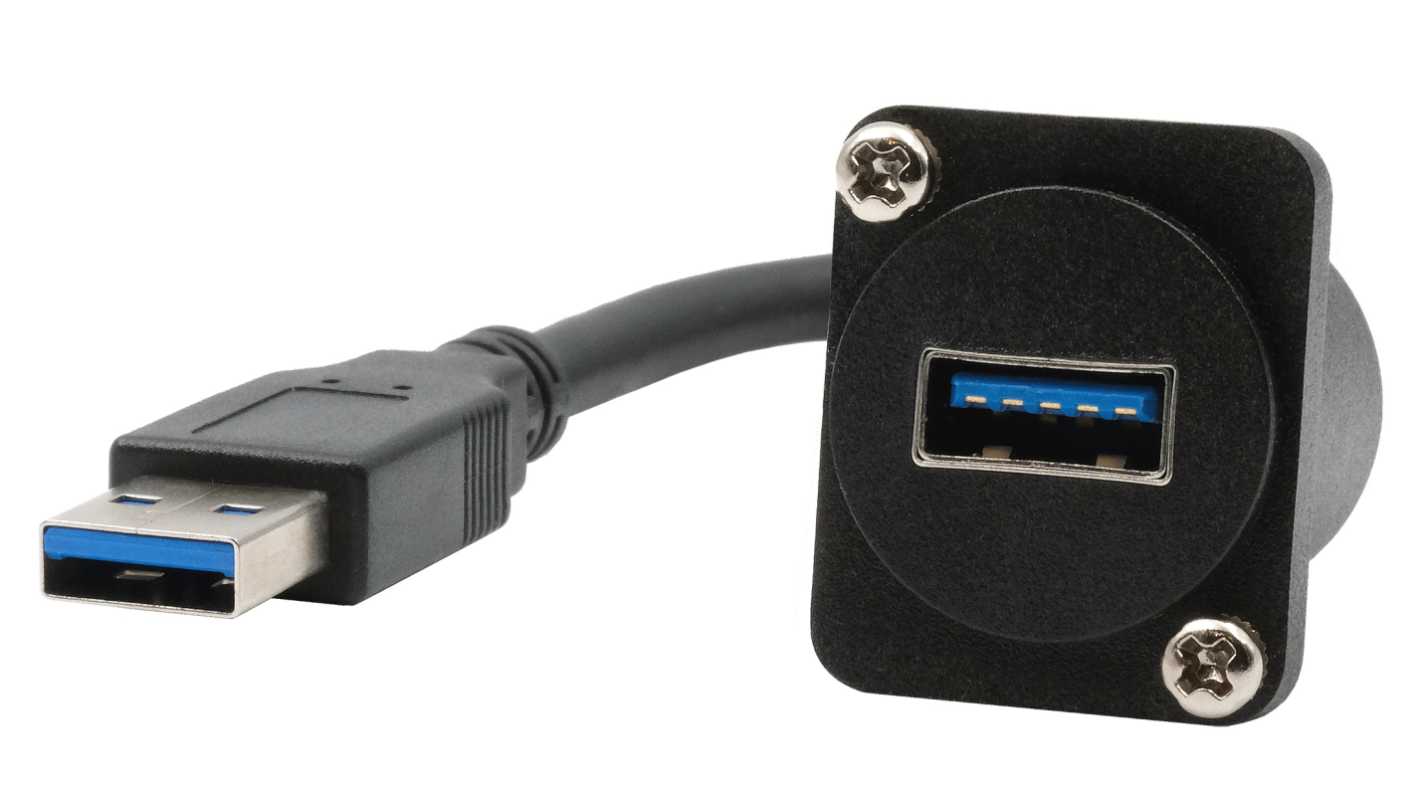 Exsys USB 3.2 USB A Female to USB A Male Adapter