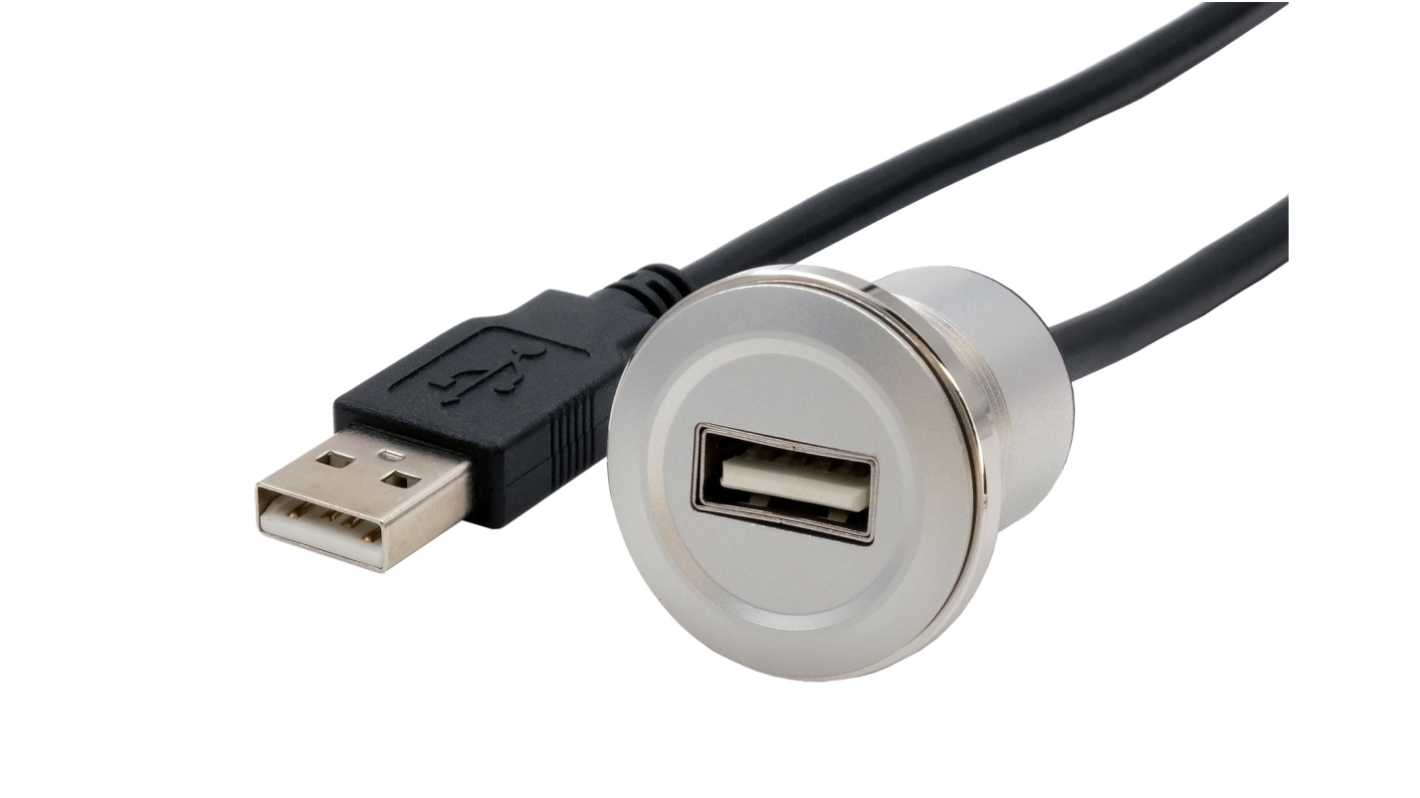 Exsys USB 2.0 USB A Female Female to USB A Male Adapter
