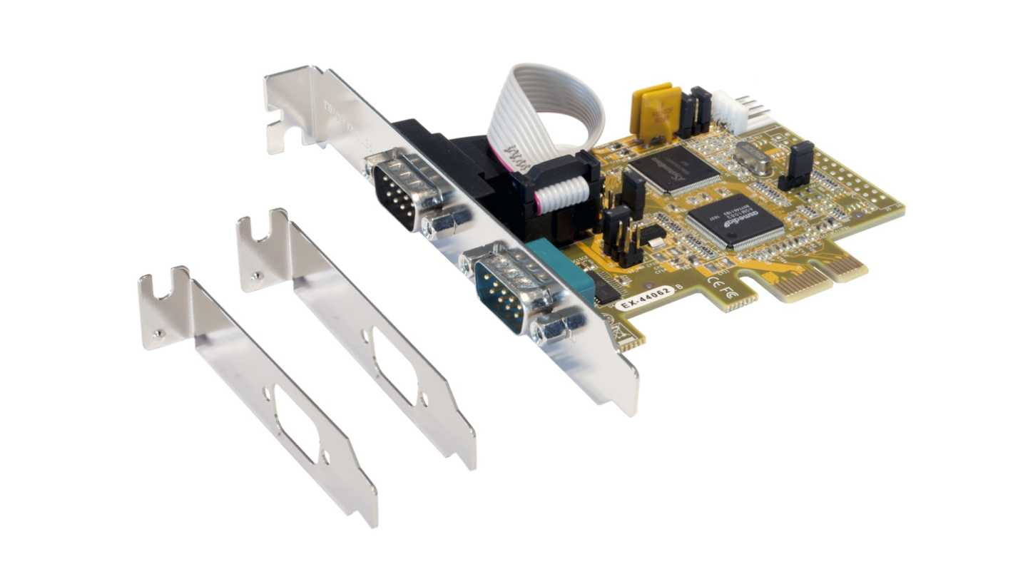 Karta rozszerzeń PCIe, RS232, l. portów: 2, magistrala: PCIe, Szeregowe