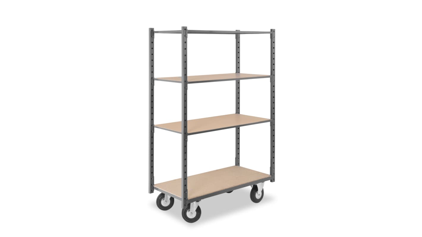 Wozek narzedziowy 4 Level, 1310 x 600mm, 400kg Load Manorga