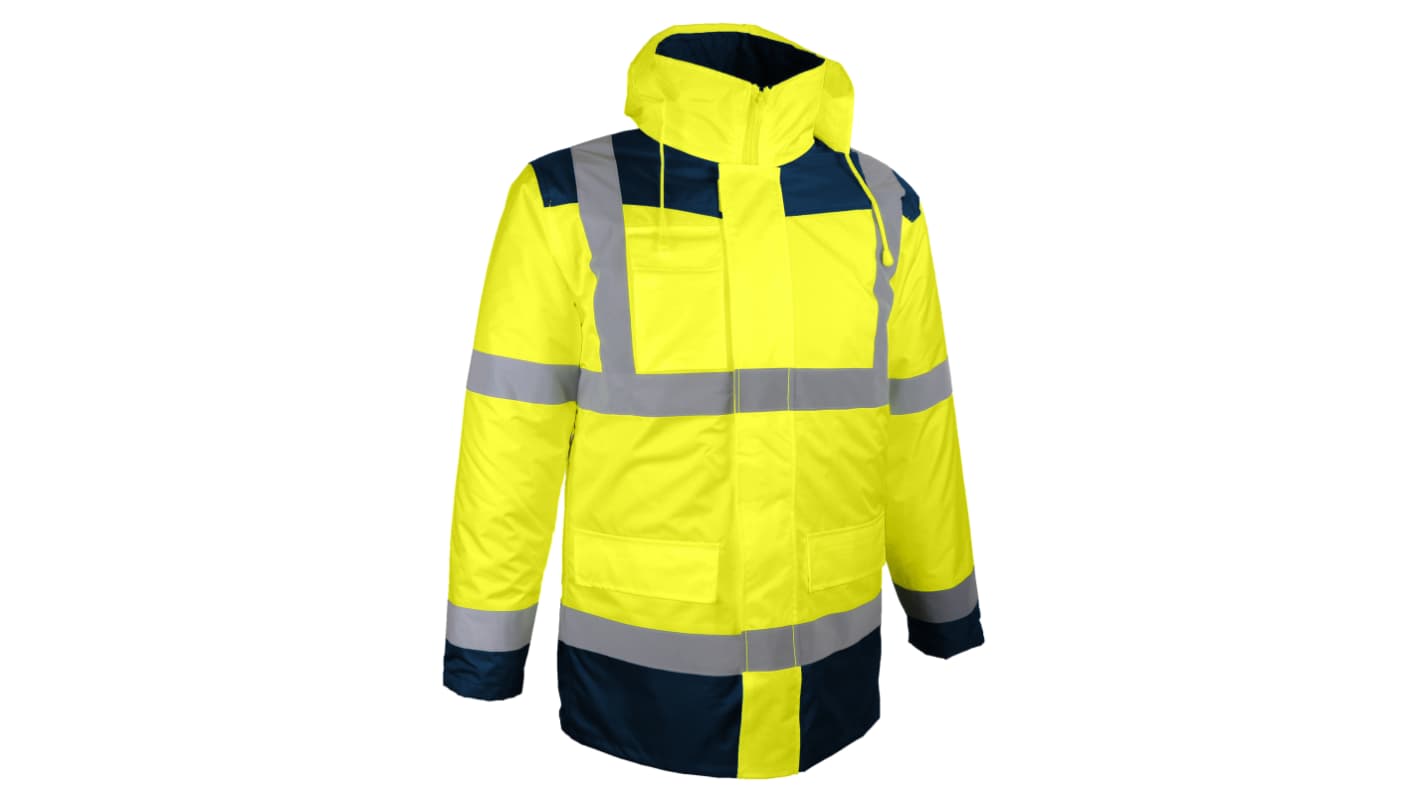 SINGER SAFETY PARINA Yellow/Navy Unisex Hi Vis Jacket, XXXXXL