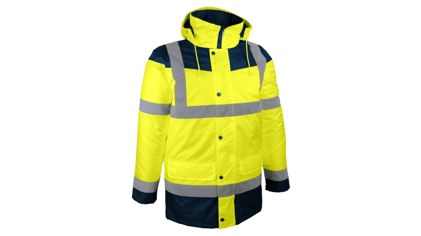 SINGER SAFETY PALERME Yellow/Navy Unisex Hi Vis Jacket, S