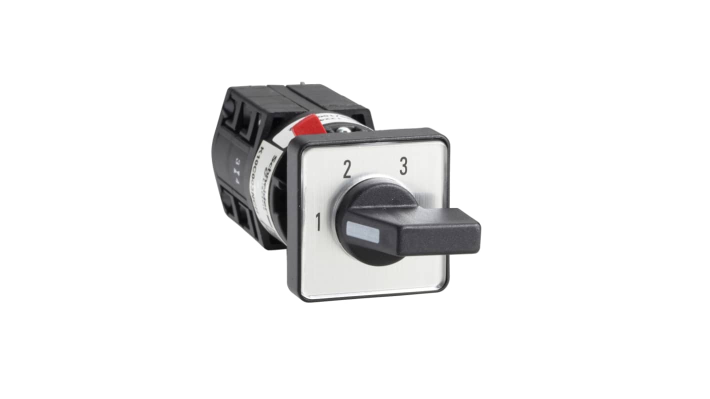 Schneider Electric 多步凸轮开关, 4档, SP, 10A, 60°, 单相, 手柄执行器