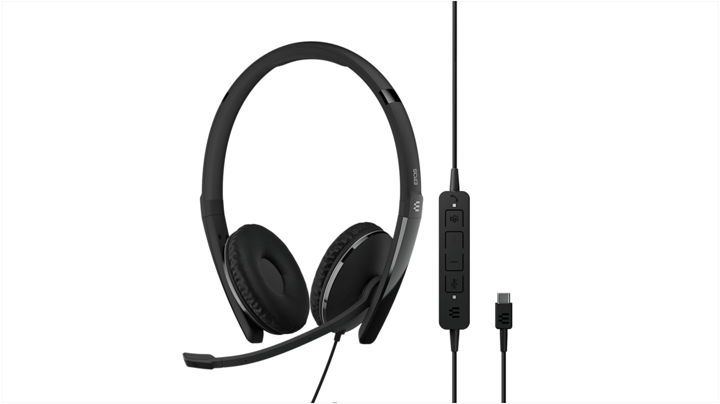 EPOS ADAPT 160T ANC USB-C Black Wired USB C On Ear Headset