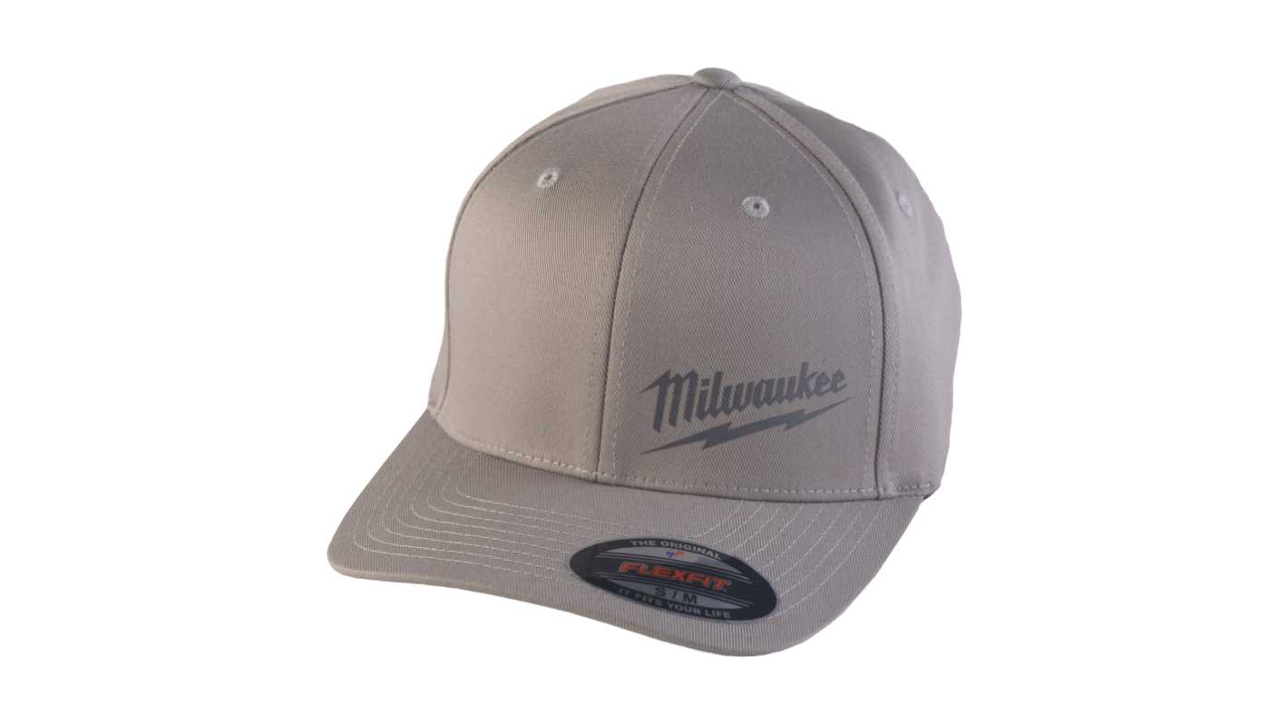Milwaukee Grey Standard Peak Bump Cap, Cotton, Polyester Protective Material