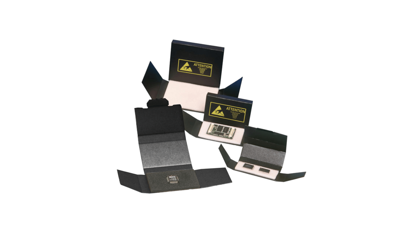 Conductive 100% Pure Kraft ESD Box 140mm (L) 140mm (W) 15mm (H)
