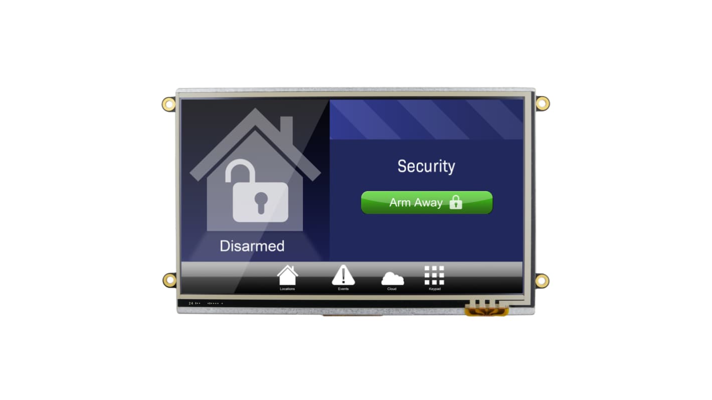 NEWHAVEN DISPLAY INTERNATIONAL NHD-7.0-800480FT-CSXP-T IPS TFT TFT LCD Display, 7in, 800 x 480pixels