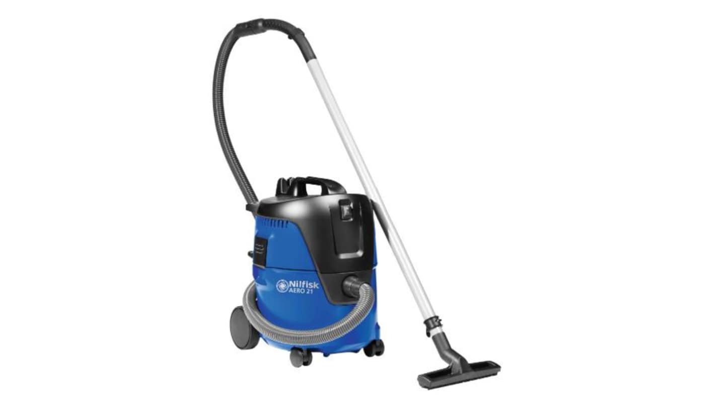 Nilfisk AERO 21 Handheld Vacuum Cleaner for All Industries, 5m Cable, 230V, Industrial Plug