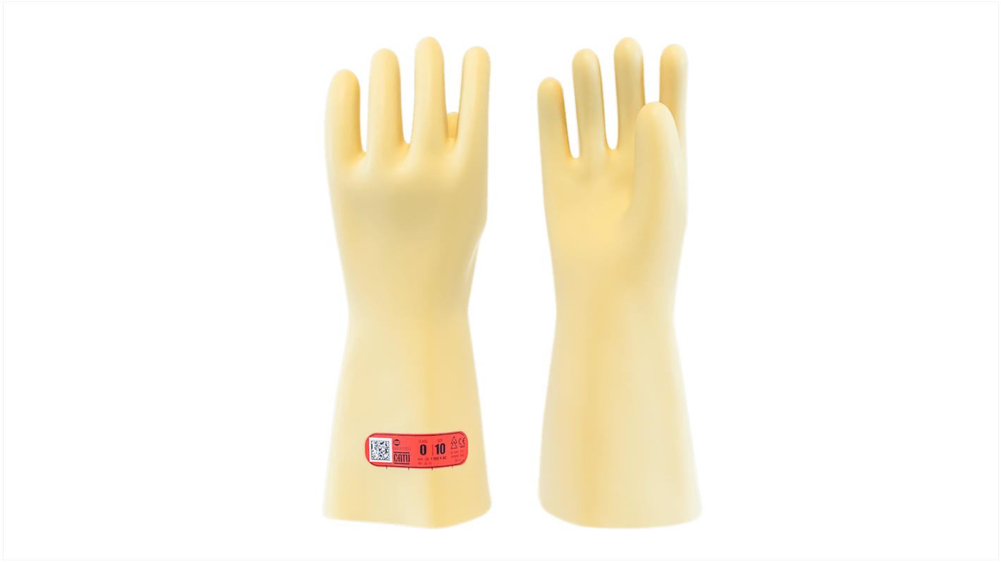 Catu CG-10 Elektro-Isolierhandschuhe Größe B Latex Beige 1Paar
