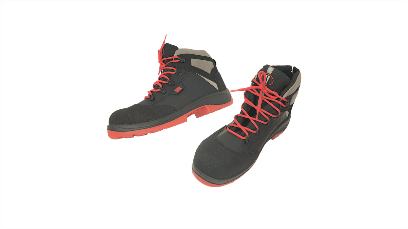 Catu MV-223 Unisex Black, Orange Toe Capped Safety Shoes, UK 7.5, EU 41