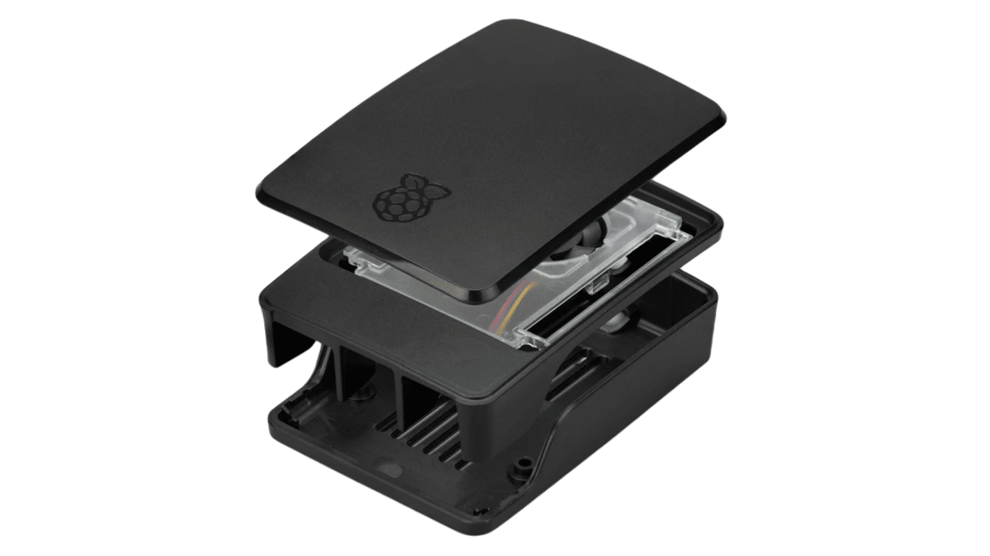 Pouzdro Raspberry Pi ABS Černá 98.5 x 70.3 x 33mm