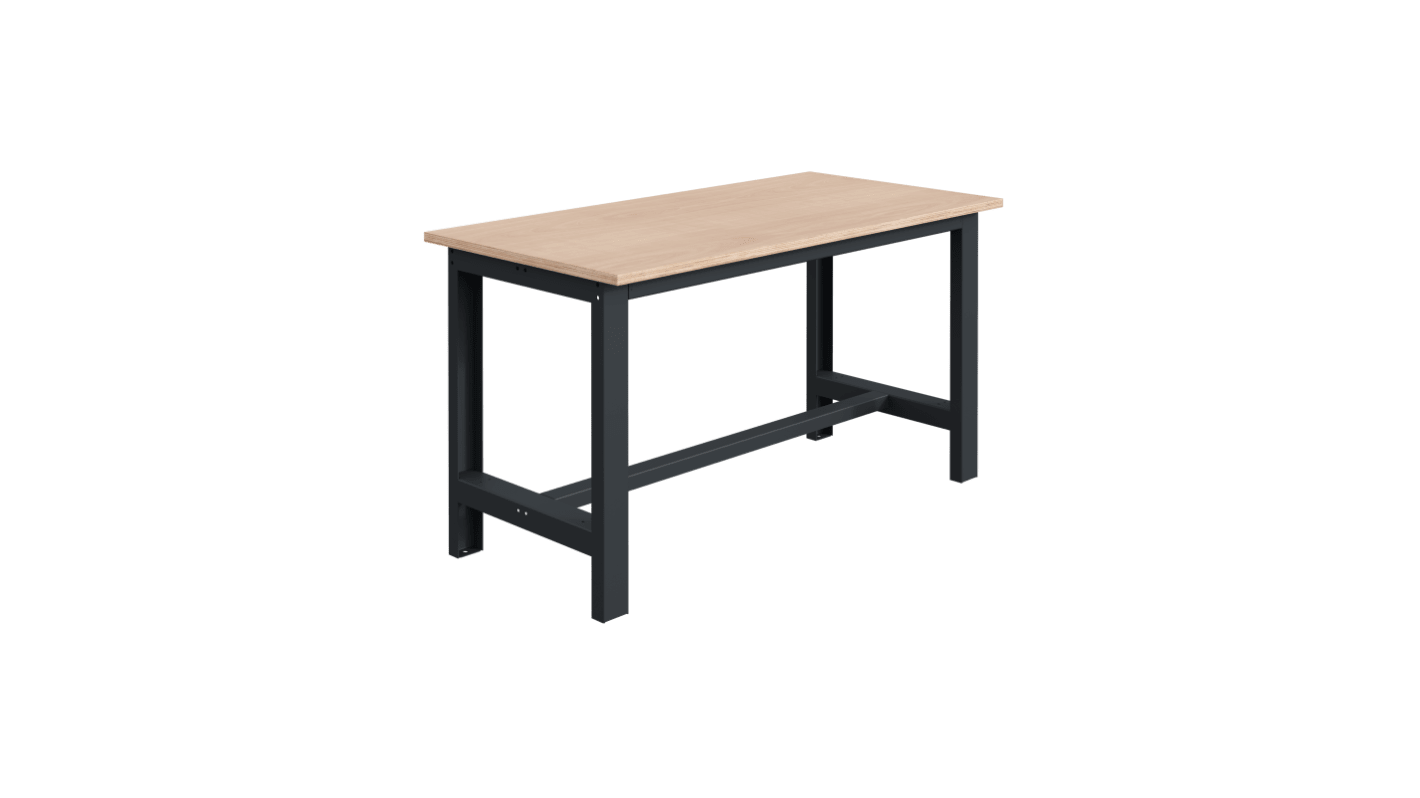 SOFAME W010010058GA Portable Plywood, Steel Workbench, 300kg Max Load, Adjustable Height, 24mm
