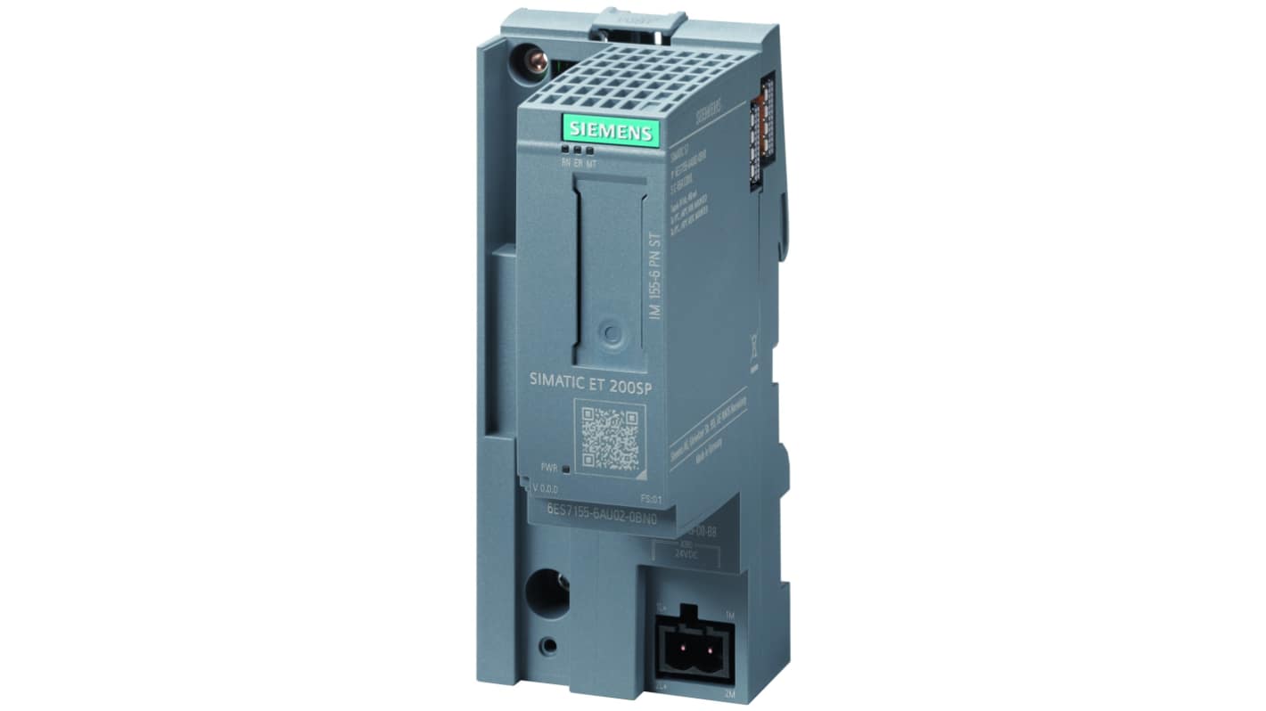 Siemens 6ES7155 Series Interface Module for Use with PROFINET, 24 V dc