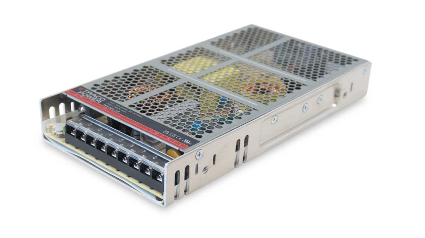 TRACOPOWER AC-DC Power Supply, TXN 200-112, 12V dc, 16.6A, 200W, 1 Output, 90 → 264V ac Input Voltage