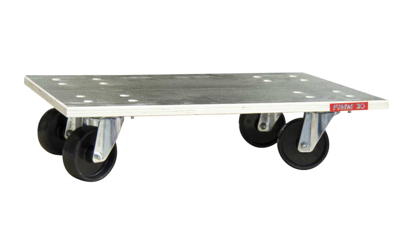 Carrello con ruote Legno FIMM No, carico 350kg, 400mm x 600mm
