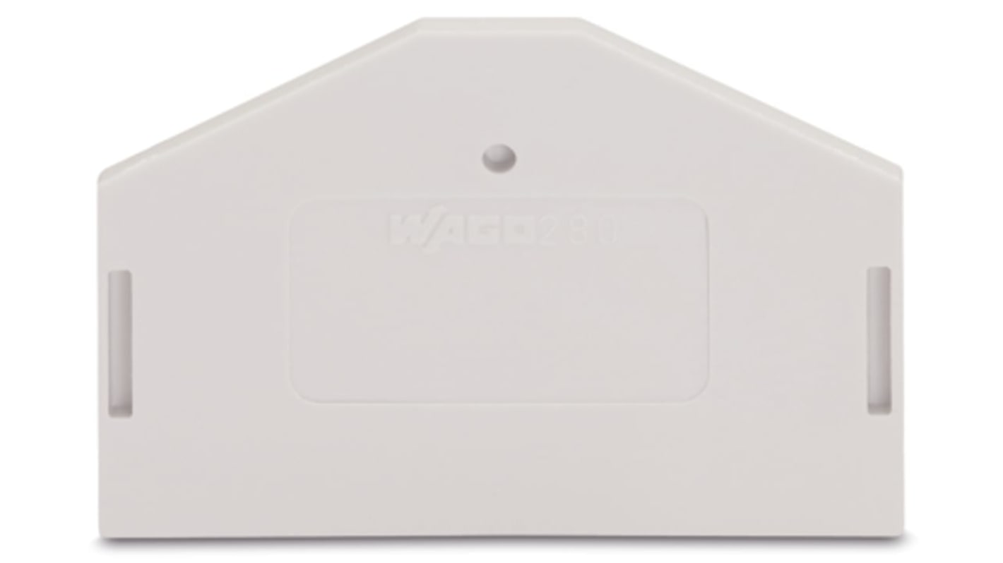 WAGO 280 Series End And Intermediate Plate for Use with Rail Mount Terminal Blocks