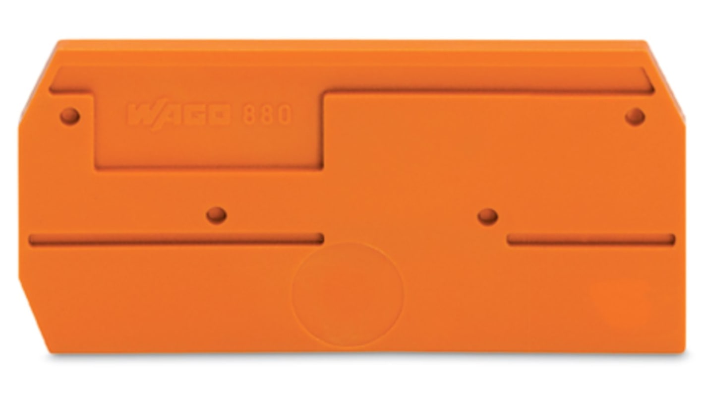 WAGO 880 Series End And Intermediate Plate for Use with Rail Mount Terminal Blocks