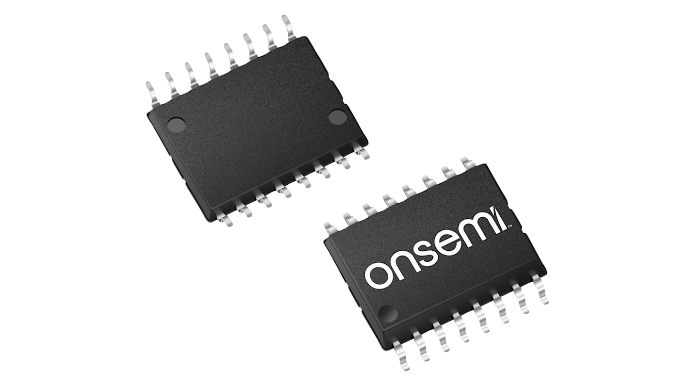 onsemi NCV57100DWR2G, MOSFET gate-driver, 7 A, 3.3 → 5V, 16 Ben, SOIC-16 WB
