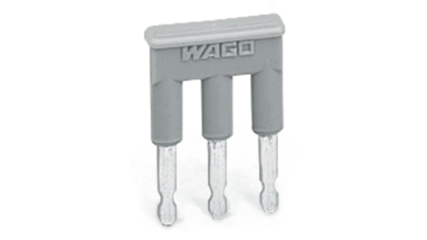 WAGO 280 Series Jumper for Use with Rail Mount Terminal Blocks, 24A