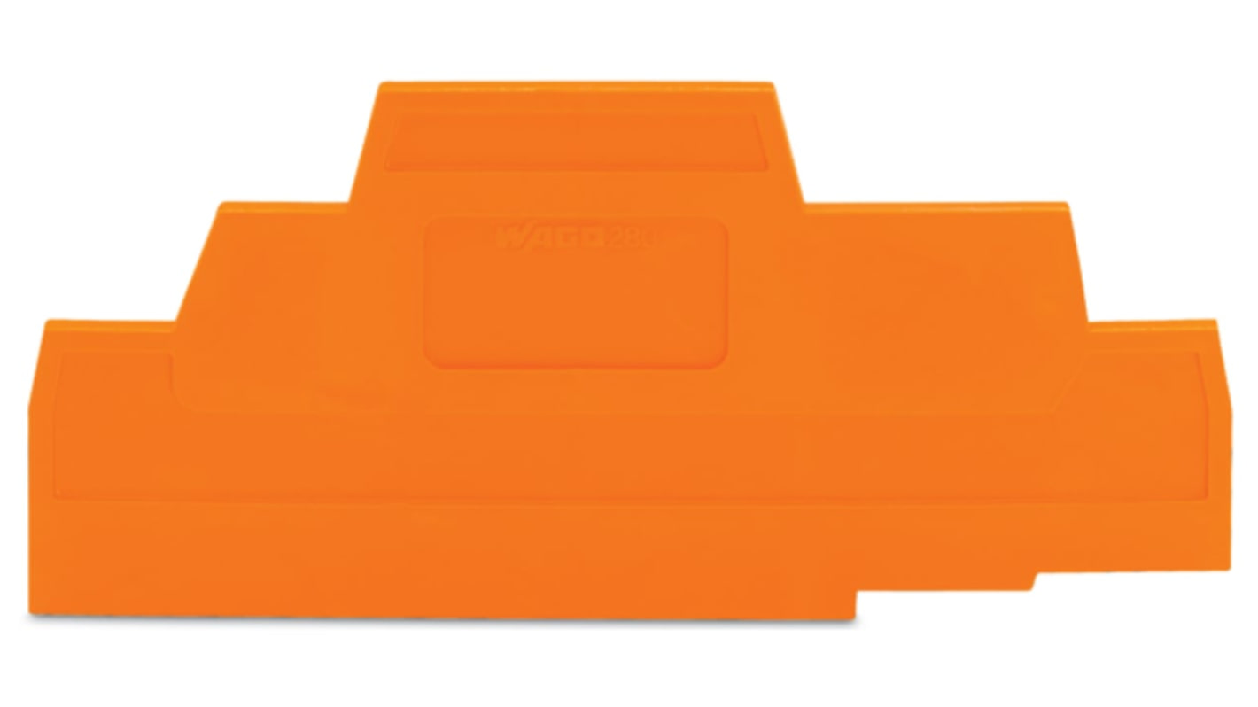 WAGO 280 Series End And Intermediate Plate for Use with Rail Mount Terminal Blocks