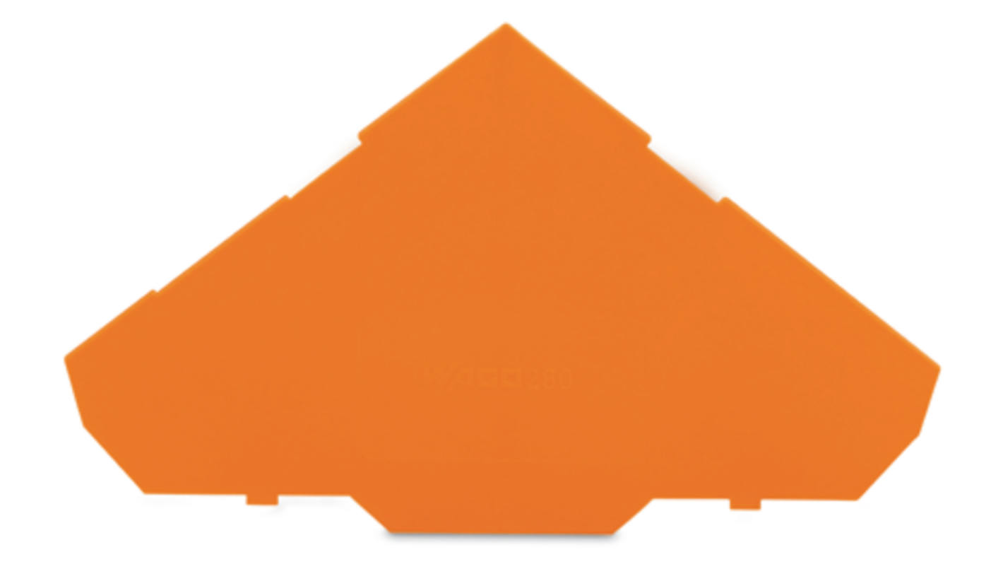 WAGO 280 Series End And Intermediate Plate for Use with Triple Deck Terminal Blocks