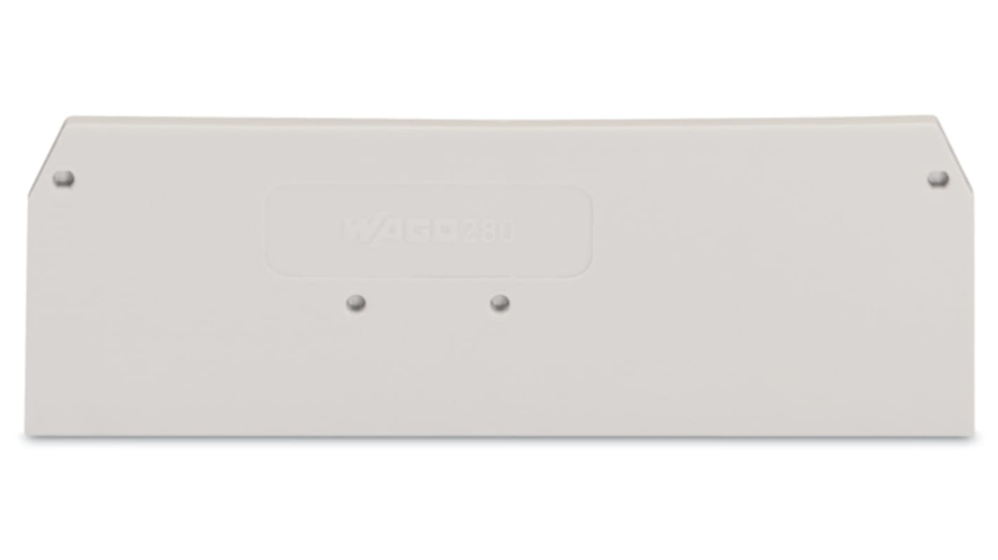 WAGO 280 Series End And Intermediate Plate for Use with Rail Mount Terminal Blocks