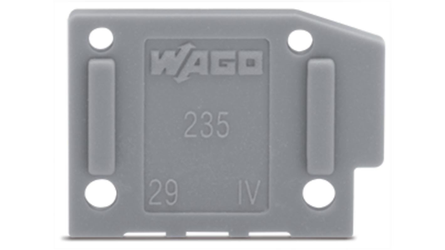 WAGO 235 Series End Plate for Use with Rail Mount Terminal Blocks