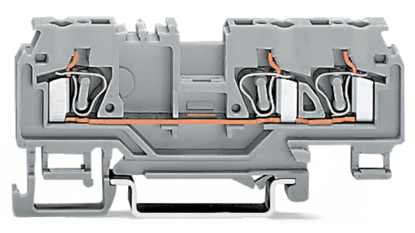 WAGO 880-662 880 Series Orange, 4mm², 1-Level, Cage Clamp Termination