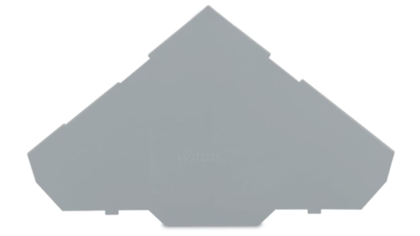 WAGO 280 Series End And Intermediate Plate for Use with Triple Deck Terminal Blocks