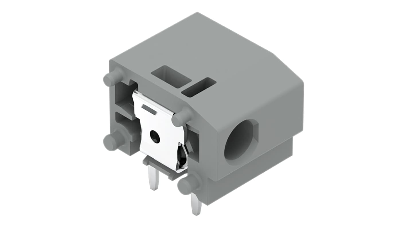 WAGO PCB端子排, 10/10.16mm间距, THT安装, 推入式端接, 235系列