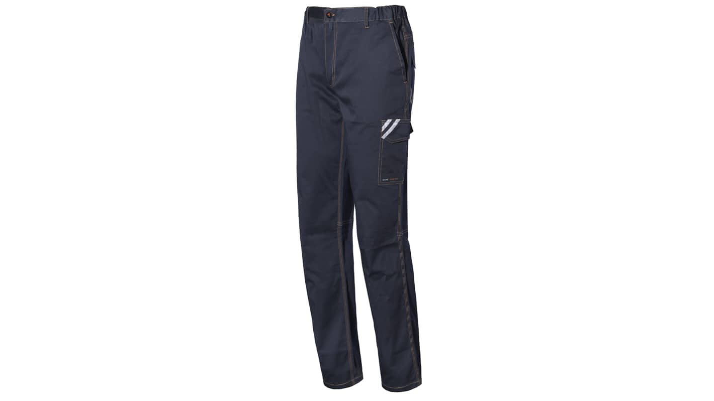 Pantaloni 8036B Blu Cotone, Elastane, lunghezza 105cm 100% cotone, Leggerezza 32poll 82cm