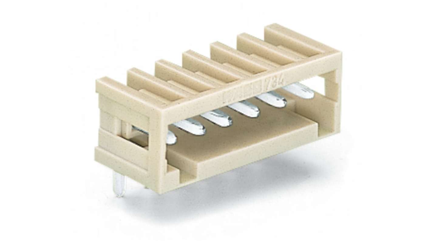 WAGO 734 Series Angled Through Hole Header, 24 Contact(s), 3.5mm Pitch, 1 Row(s), Shrouded